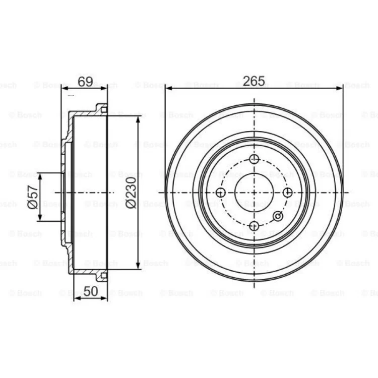 Гальмівний барабан Bosch 0 986 477 277 відгуки - зображення 5