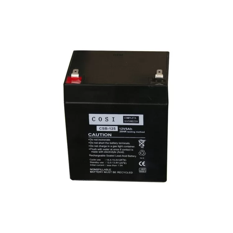 Батарея до ДБЖ COSI AGM 12V 5Ah F1 (CSB-125)