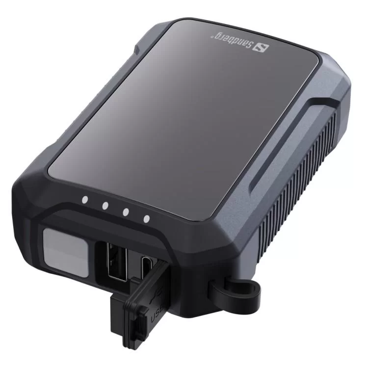 Батарея універсальна Sandberg 10000mAh, Hand Warmer, flashlight 1W, USB-C/USB-A 2A/5V (420-65) ціна 3 058грн - фотографія 2