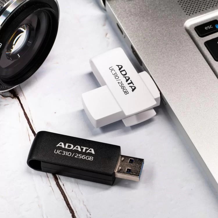 USB флеш накопичувач ADATA 64GB UC310 Black USB 3.0 (UC310-64G-RBK) - фото 9