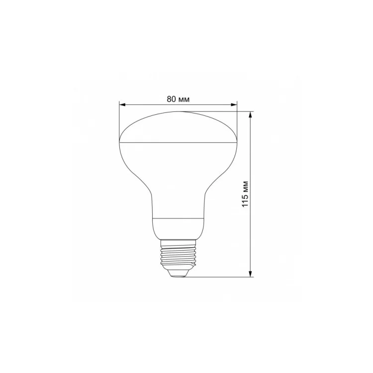 в продажу Лампочка Videx Filament R80FF 09W E27 1200K (VL-R80FF-09271) - фото 3