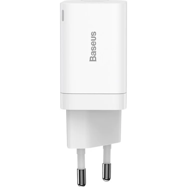 в продажу Зарядний пристрій Baseus Super Si Pro C+U 30W (CCSUPP-E02) white (948117) - фото 3