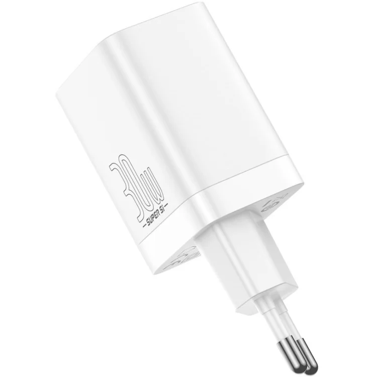 продаємо Зарядний пристрій Baseus Super Si Pro C+U 30W (CCSUPP-E02) white (948117) в Україні - фото 4