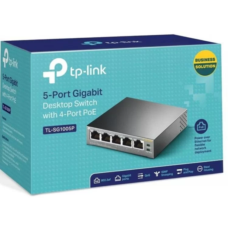 продаємо Комутатор мережевий TP-Link TL-SG1005P в Україні - фото 4