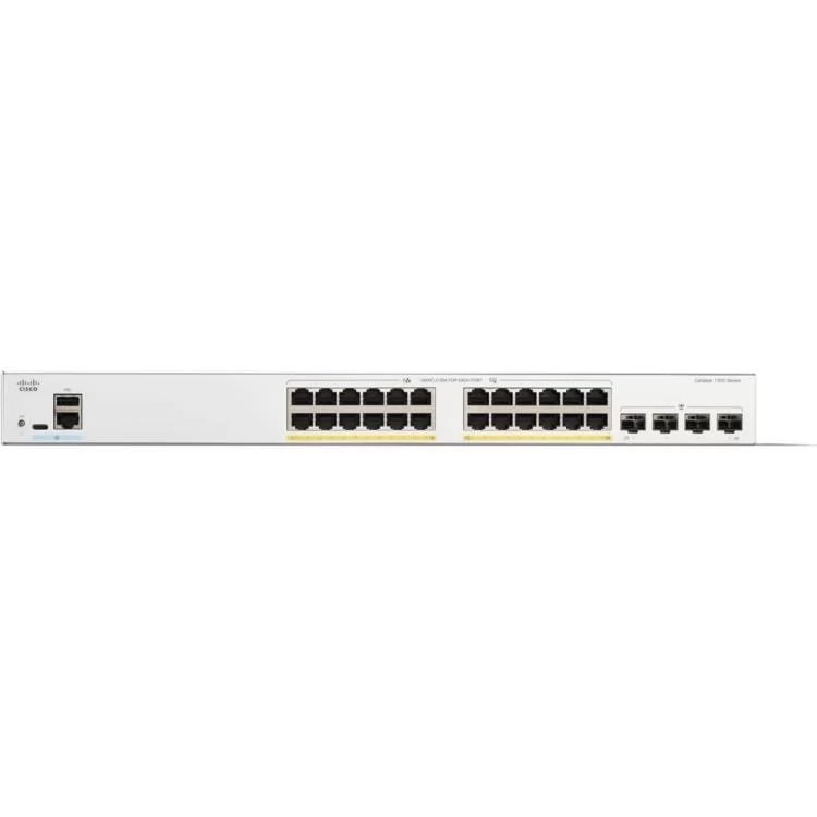 Комутатор мережевий Cisco C1300-24FP-4G ціна 78 356грн - фотографія 2