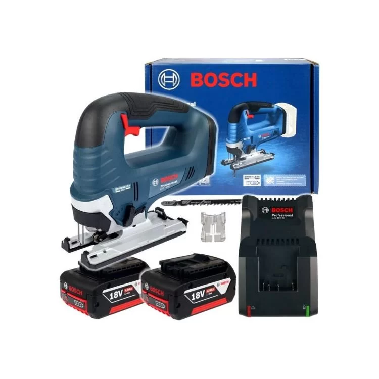 Електролобзик Bosch GST 185-LI 18В, 2х4Ah, 3500об/хв, кейс (0.601.5B3.024) - фото 11