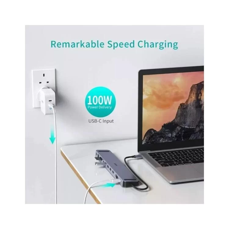 Концентратор Choetech USB-C 11-in-1 (HUB-M20-GY) інструкція - картинка 6