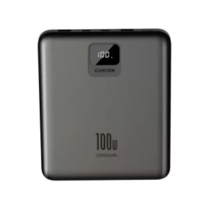 Батарея универсальная Canyon PB-2008 20000mAh PD/100W Q.C/3.0 (CNE-CPB2008DG)