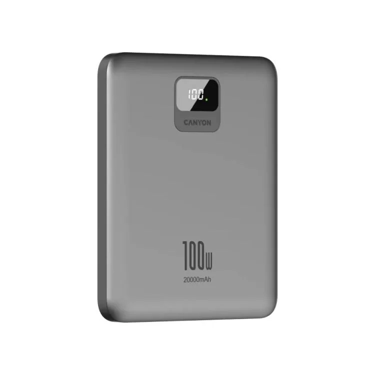 в продажу Батарея універсальна Canyon PB-2008 20000mAh PD/100W Q.C/3.0 (CNE-CPB2008DG) - фото 3