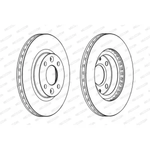 Тормозной диск FERODO DDF2327C