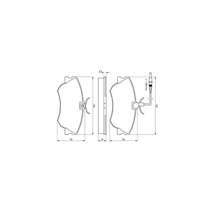 в продаже Тормозные колодки Bosch 0 986 424 451 - фото 3