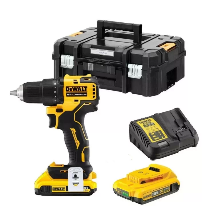 в продажу Шуруповерт DeWALT XR Li-Ion 18 В, 65 Нм, 2 АКБ + ЗП, кейс (DCD708D2T) - фото 3