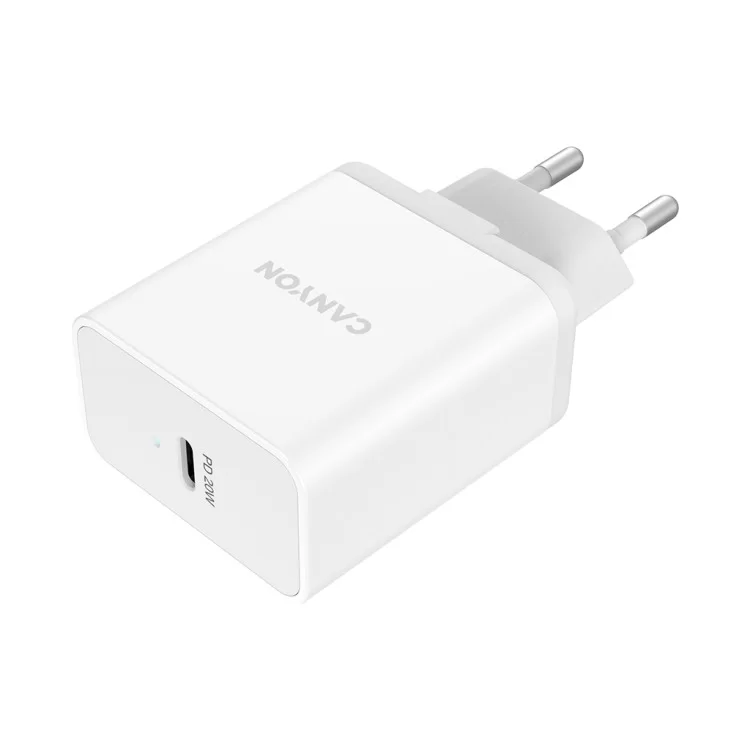 Зарядное устройство Canyon PD WALL Charger 20W (CNE-CHA20W) цена 718грн - фотография 2