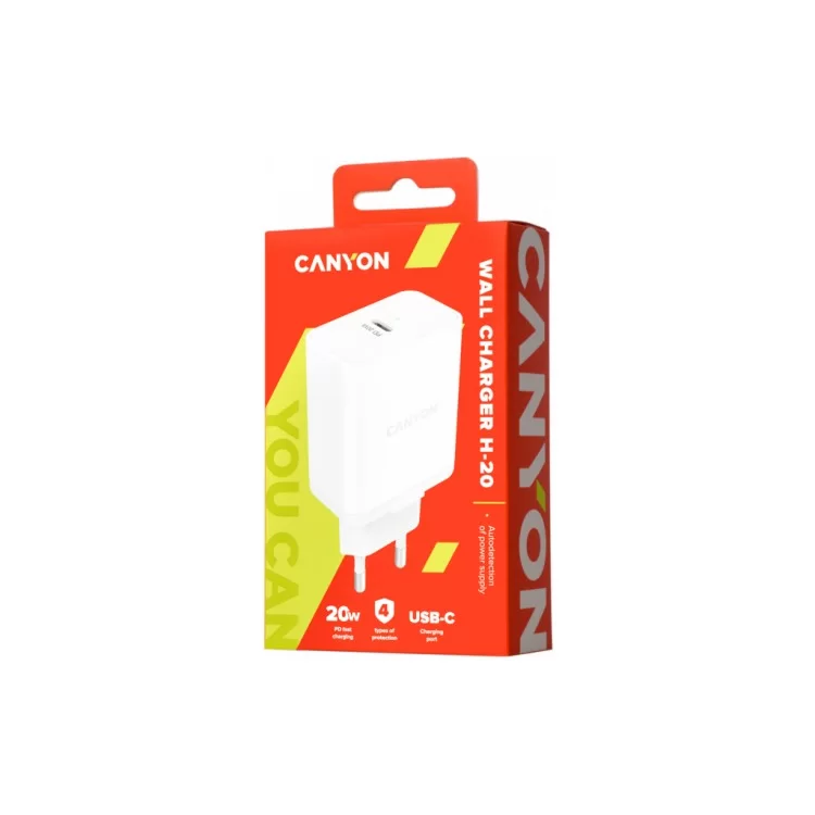 продаем Зарядное устройство Canyon PD WALL Charger 20W (CNE-CHA20W) в Украине - фото 4