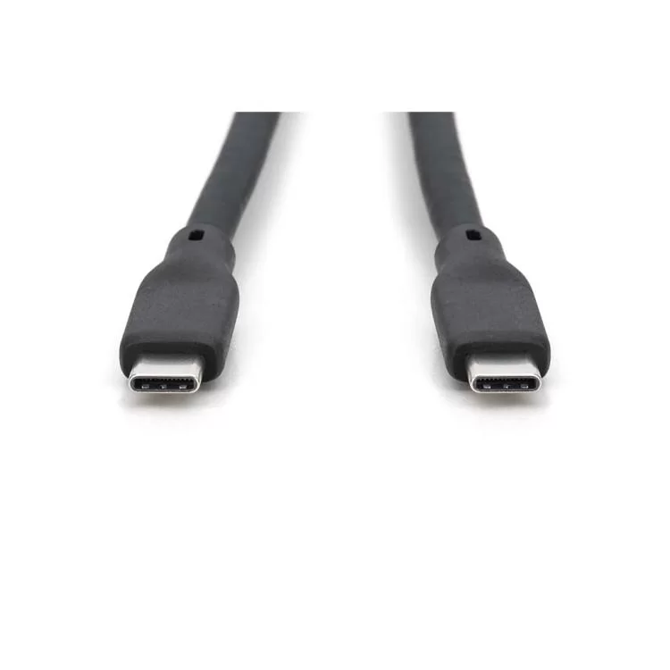 продаємо Дата кабель USB-C to USB-C 2.0m USB 3.2 Gen1 5G 100W 4K silicone black Digitus (AK-300342-020-S) в Україні - фото 4