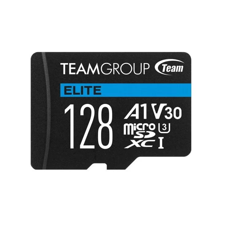 Карта пам'яті Team 128GB microSDXC class 10 UHS-I/U3 Elite (TEAUSDX128GIV30A103) ціна 592грн - фотографія 2