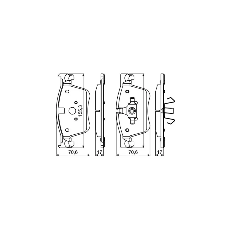 Тормозные колодки Bosch 0 986 494 696 отзывы - изображение 5