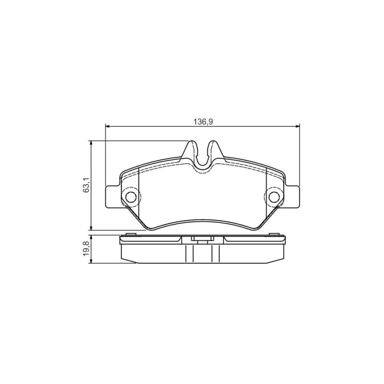 в продаже Тормозные колодки Bosch 0 986 495 100 - фото 3