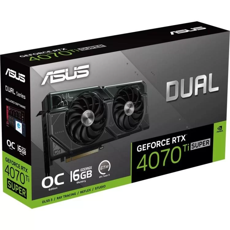 Відеокарта ASUS GeForce RTX4070Ti SUPER 16Gb DUAL OC (DUAL-RTX4070TIS-O16G) - фото 12