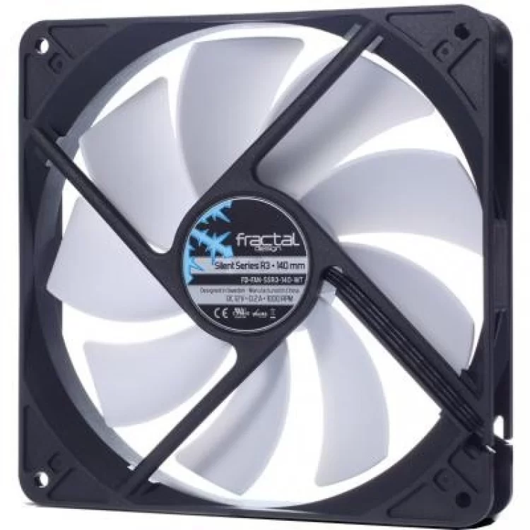 Кулер для корпуса Fractal Design Silent Series R3 140mm (FD-FAN-SSR3-140-WT) цена 878грн - фотография 2