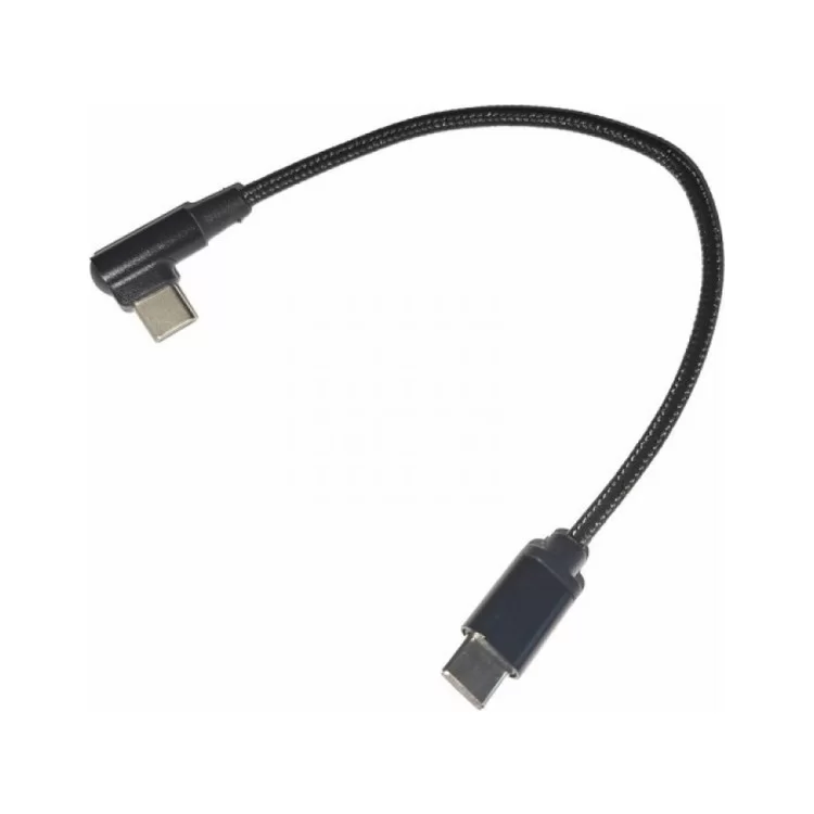 Дата кабель USB-C to USB-C 0,2m angle Cablexpert (CC-USB2-CMCML-0.2M)