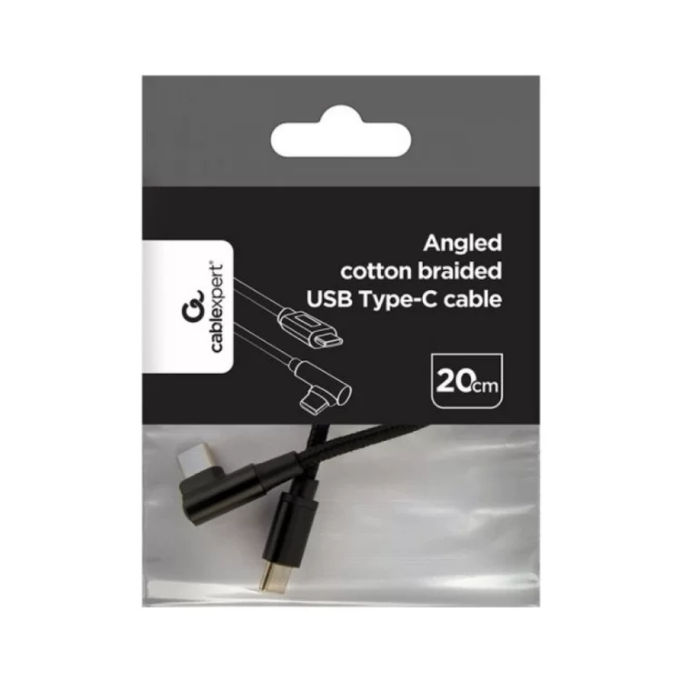 в продажу Дата кабель USB-C to USB-C 0,2m angle Cablexpert (CC-USB2-CMCML-0.2M) - фото 3