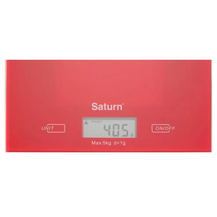 Ваги кухонні Saturn ST-KS7810 Red ціна 478грн - фотографія 2