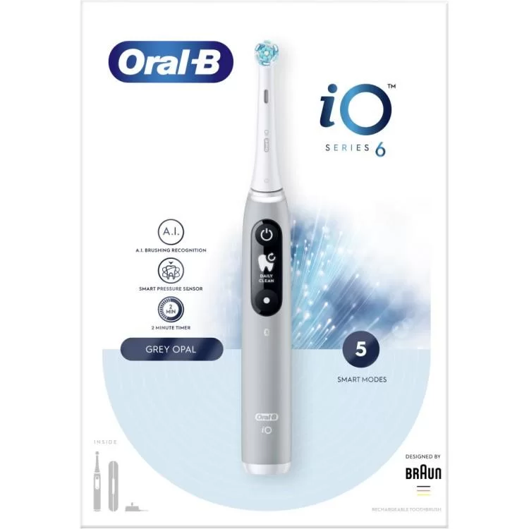 Електрична зубна щітка Oral-B Series 6 iOM6.1A6.1K (4210201381686) - фотографія 2