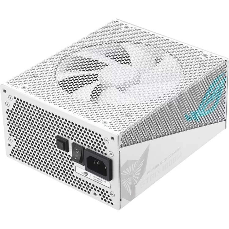 Блок живлення ASUS 1000W ROG Strix PCIE5 Gold Aura White Edition (90YE00P5-B0NA00) ціна 22 462грн - фотографія 2