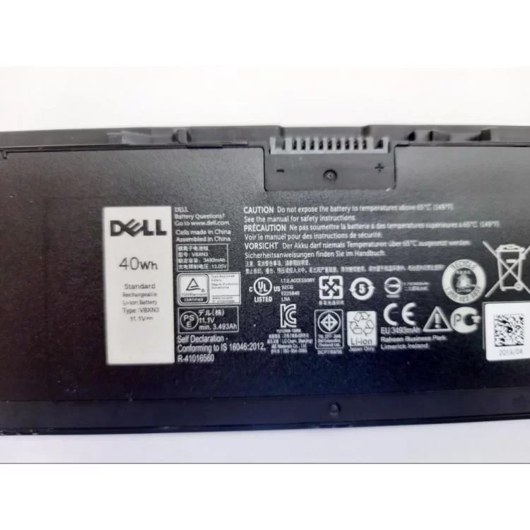 в продажу Акумулятор до ноутбука Dell Latitude E7540 V8XN3, 40Wh (3493mAh), 3cell, 11.1V, Li-ion (A47536) - фото 3