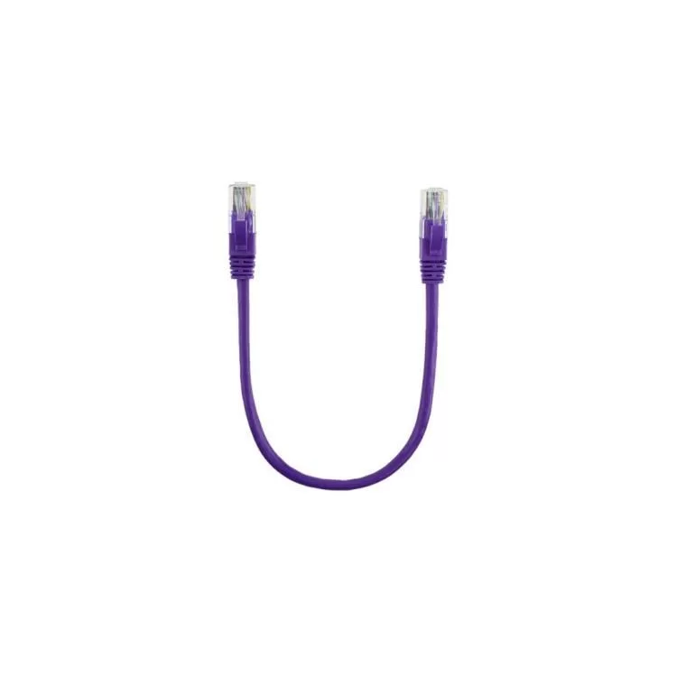 Патч-корд 0.5м, UTP, cat.5e, CU, violet Ritar (PCR-CU/0.5Pe / 14089)