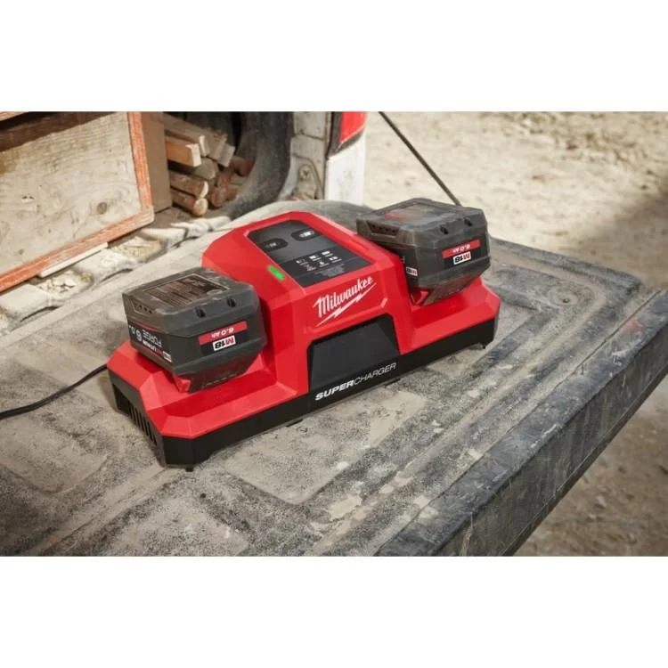 Зарядний пристрій для акумуляторів інструменту Milwaukee M18 DBSC Dual SUPER CHARGER (4932492531) - фото 9
