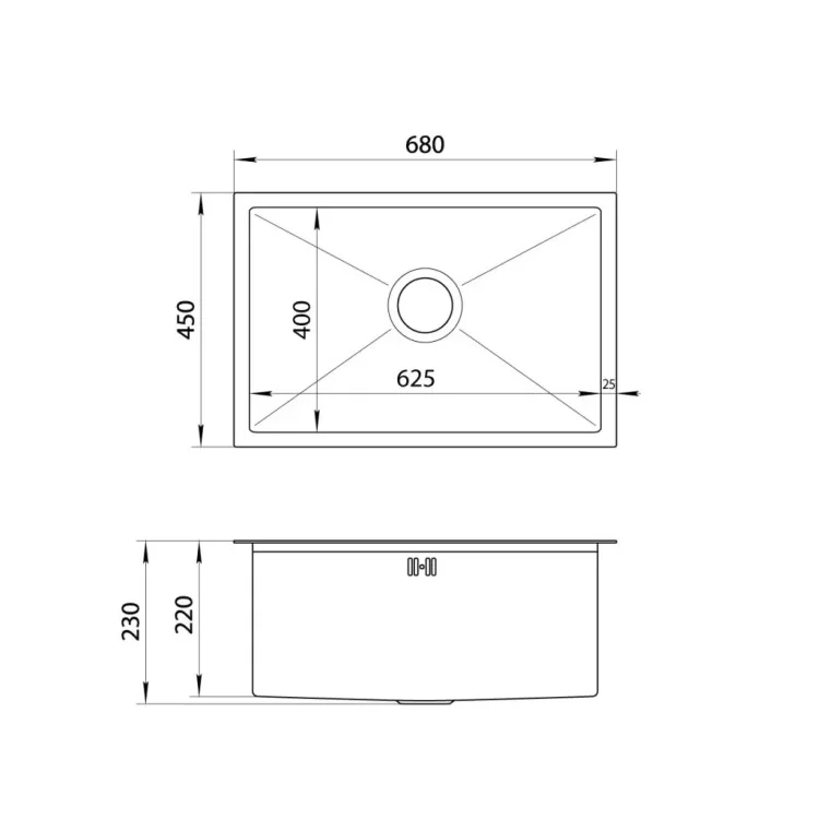 Мойка кухонная Nett NB-6845 (131520) отзывы - изображение 5