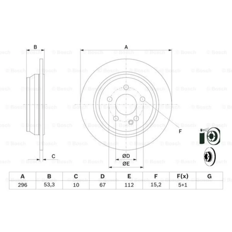 Тормозной диск Bosch 0 986 479 138 отзывы - изображение 5