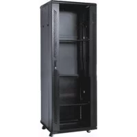 Шафа напольна Kingda 27U 19" 600x800 RAL9004 (KD-002-6827)