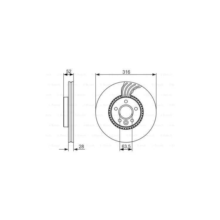 Тормозной диск Bosch 0 986 479 620 отзывы - изображение 5