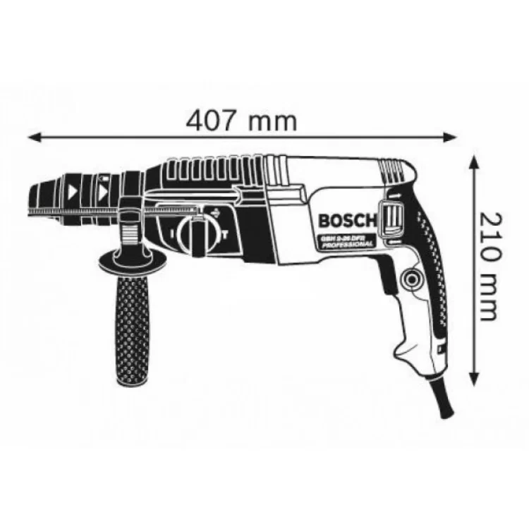 продаємо Перфоратор Bosch GBH2-26DFR (0.611.254.768) в Україні - фото 4