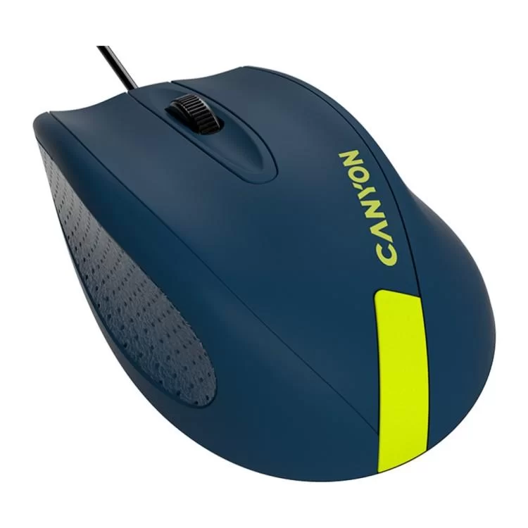 Мишка Canyon M-11 USB Blue/Yellow (CNE-CMS11BY) ціна 350грн - фотографія 2