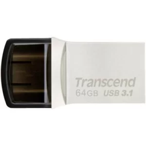 USB флеш накопичувач Transcend 64GB JetFlash 890S USB 3.1 (TS64GJF890S)