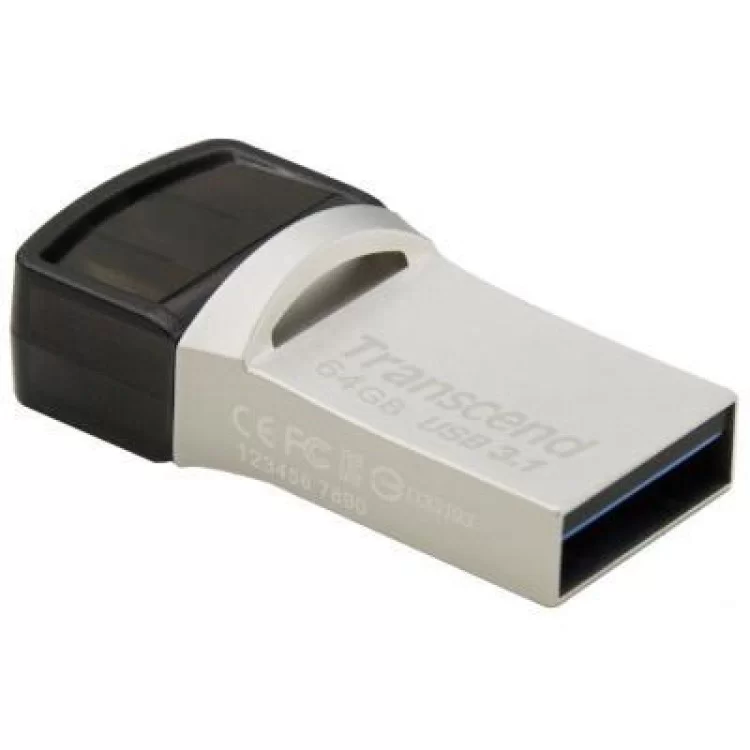 USB флеш накопичувач Transcend 64GB JetFlash 890S USB 3.1 (TS64GJF890S) ціна 1 150грн - фотографія 2