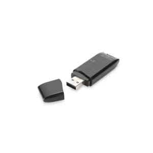 Зчитувач флеш-карт Digitus USB 2.0 SD/MicroSD (DA-70310-3)