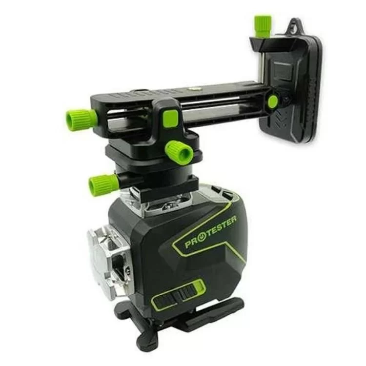 Лазерний нівелір Protester PREMIUM, 4x360°2xH360/2xV360, LCD-дисплей, Bluetooth, пульт (LL516G) - фотографія 2
