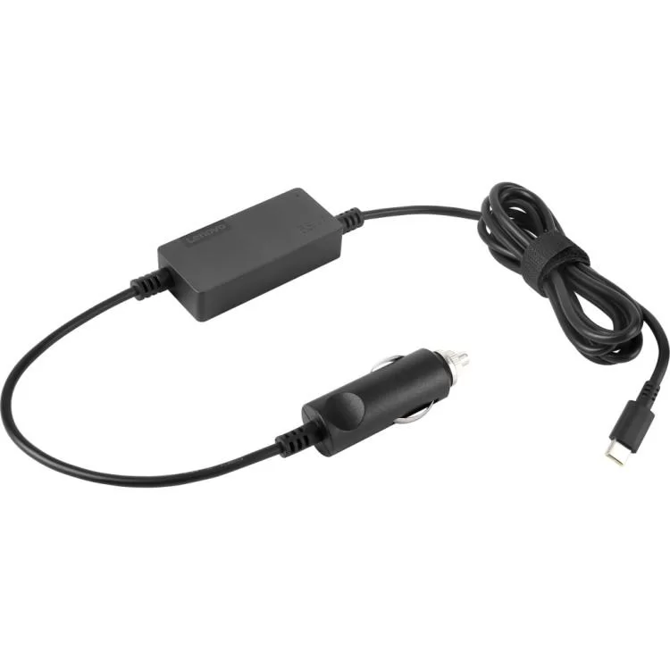 Блок живлення до ноутбуку Lenovo 65W USB-C DC Travel Adapter input 12 V (40AK0065WW) ціна 3 528грн - фотографія 2