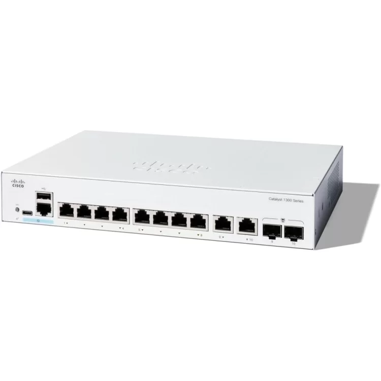 Коммутатор сетевой Cisco C1300-8FP-2G цена 33 534грн - фотография 2