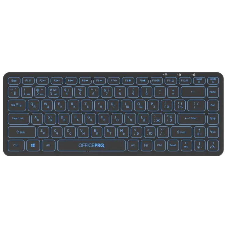 Клавіатура OfficePro SK790B Wireless/Bluetooth Black (SK790B) відгуки - зображення 5