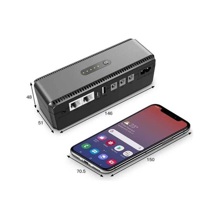 Пристрій безперебійного живлення Yepo Smart DC-UPS 10400mAh (6980228112485) відгуки - зображення 5