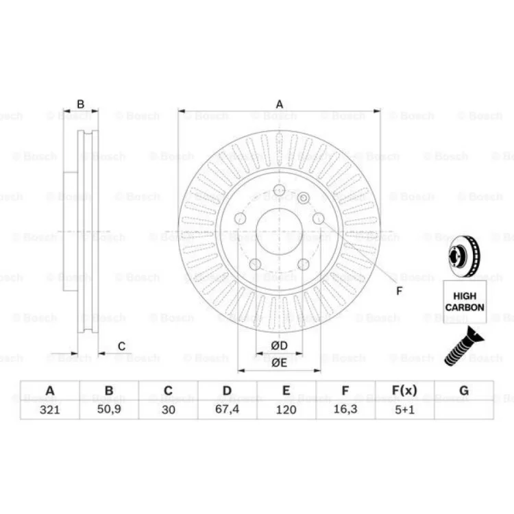 Тормозной диск Bosch 0 986 479 544 отзывы - изображение 5