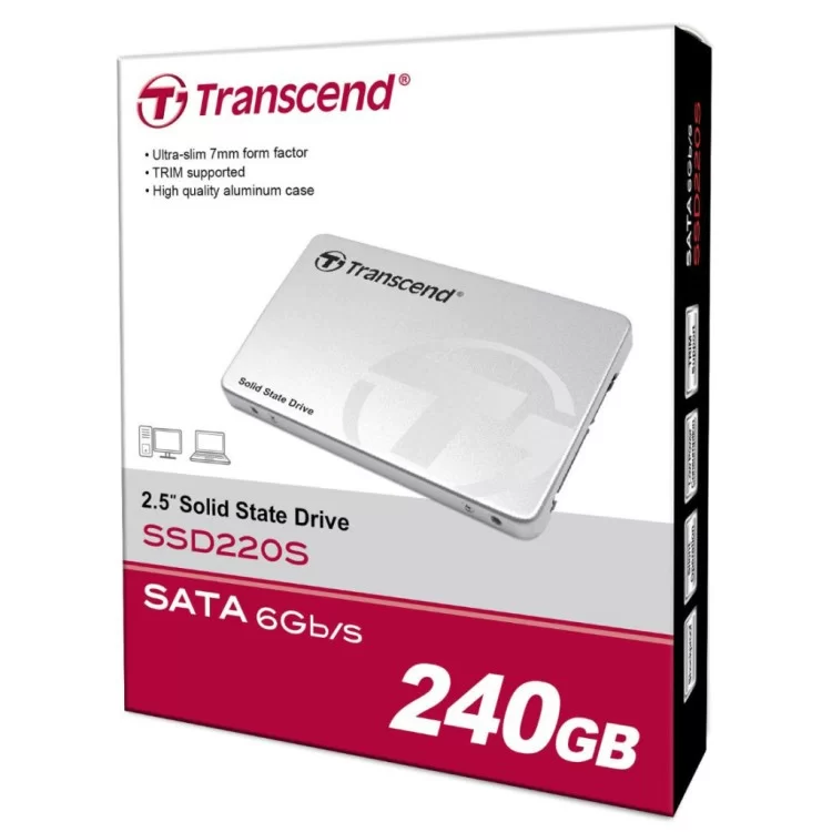 продаем Накопитель SSD 2.5" 240GB Transcend (TS240GSSD220S) в Украине - фото 4