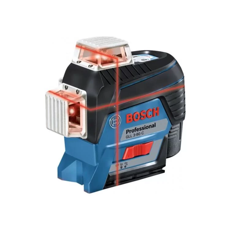 Лазерний нівелір Bosch GLL 3-80 C + BM 1 (12 V) + L-Boxx (0.601.063.R02) ціна 37 616грн - фотографія 2