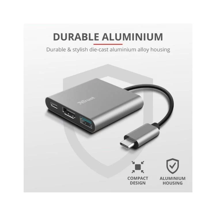 Концентратор Trust Dalyx 3-in-1 Multiport USB-C (23772) - фото 10